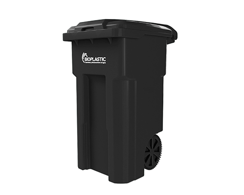 Contenedor de basura negro 240 litros