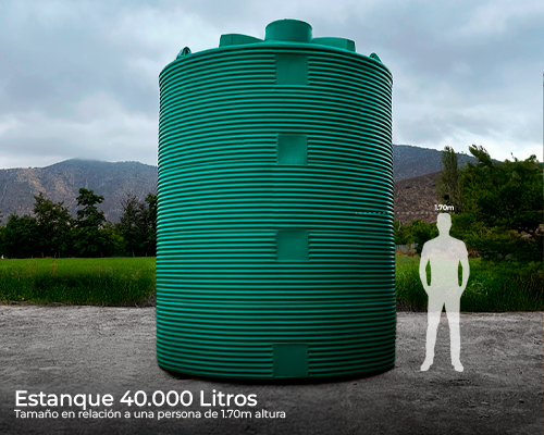 Estanque vertical estandar 40000 lts