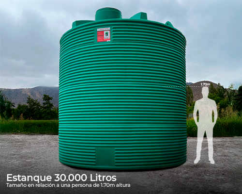 Estanque vertical estandar 30000 lts