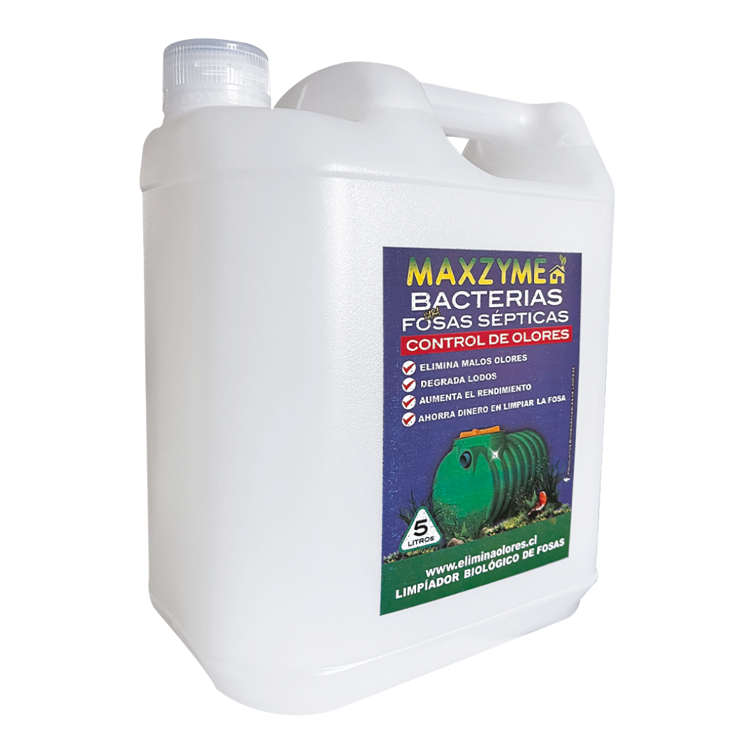 Maxzyme fosas sépticas 5 lts
