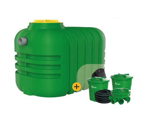 Combo fosa séptica 2500 lts. (hasta 8 personas)