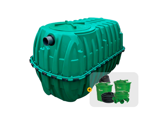 Combo fosa séptica strong tank 1200 lts. (hasta 4 personas)