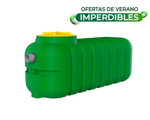 Fosa séptica horizontal 1200 lts