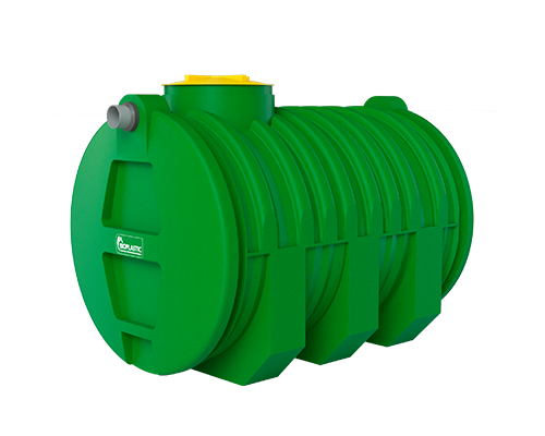 Fosa séptica horizontal 3250 lts monoblock